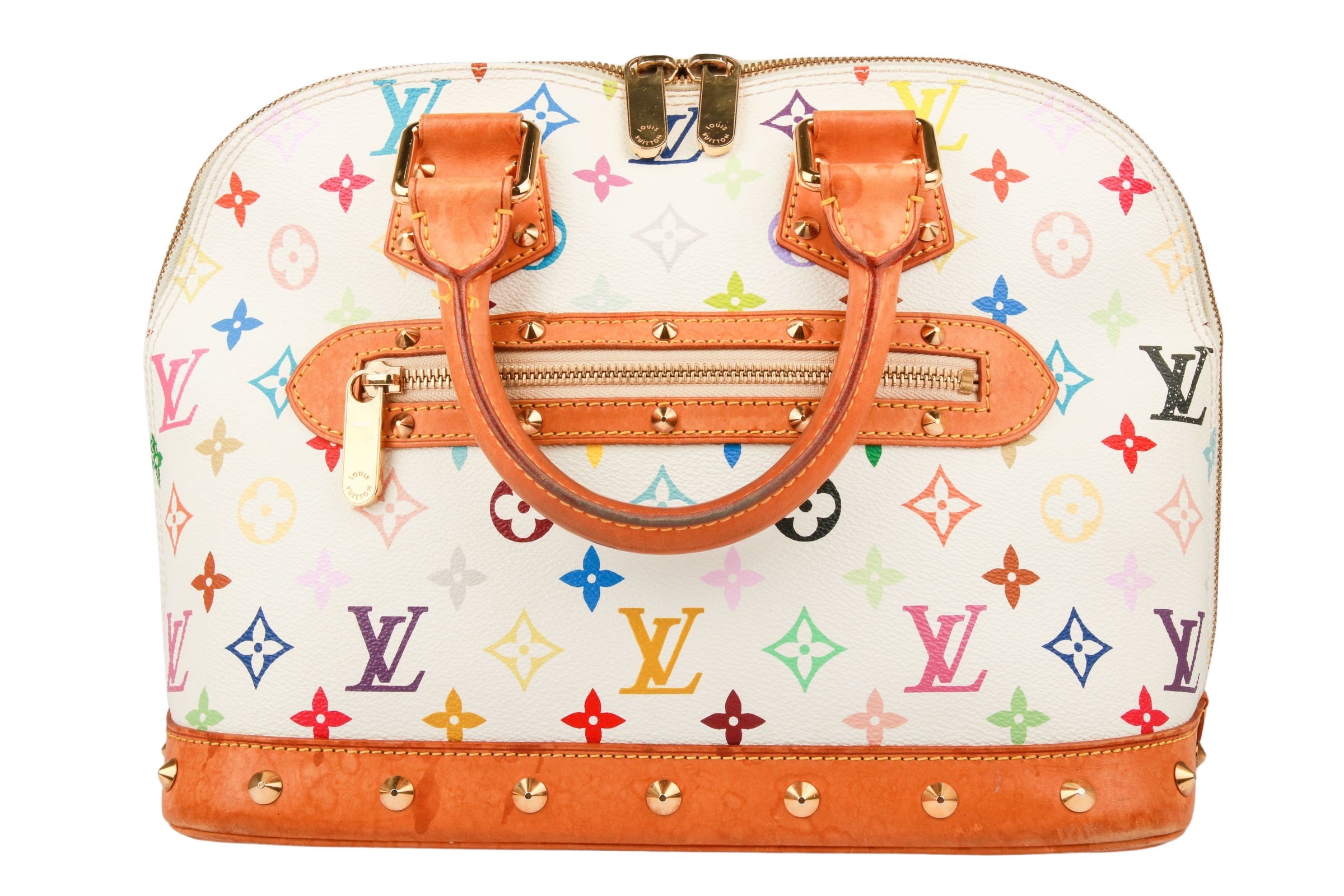 Louis Vuitton Alma Multicolor Monogram Canvas Weiß