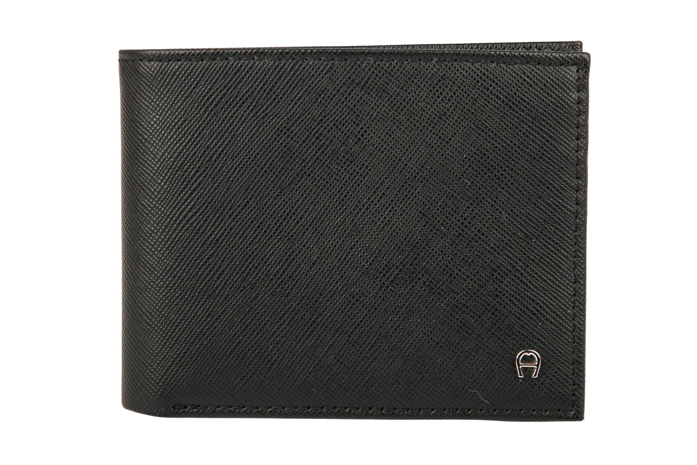 Aigner Portemonnaie Leder Schwarz