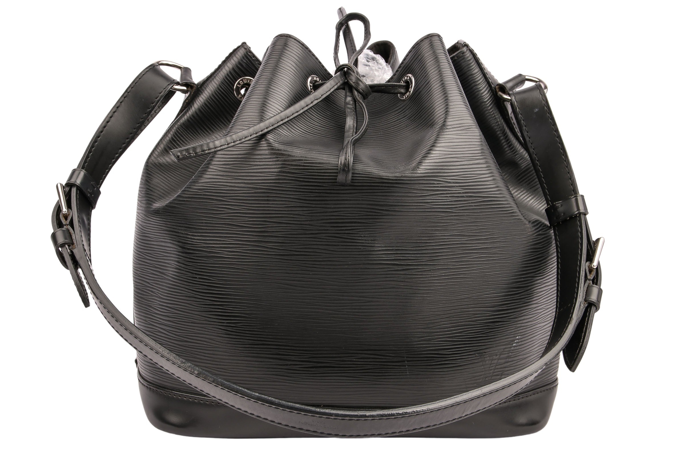 Louis Vuitton Sac Noé Petit Epi Leder Schwarz