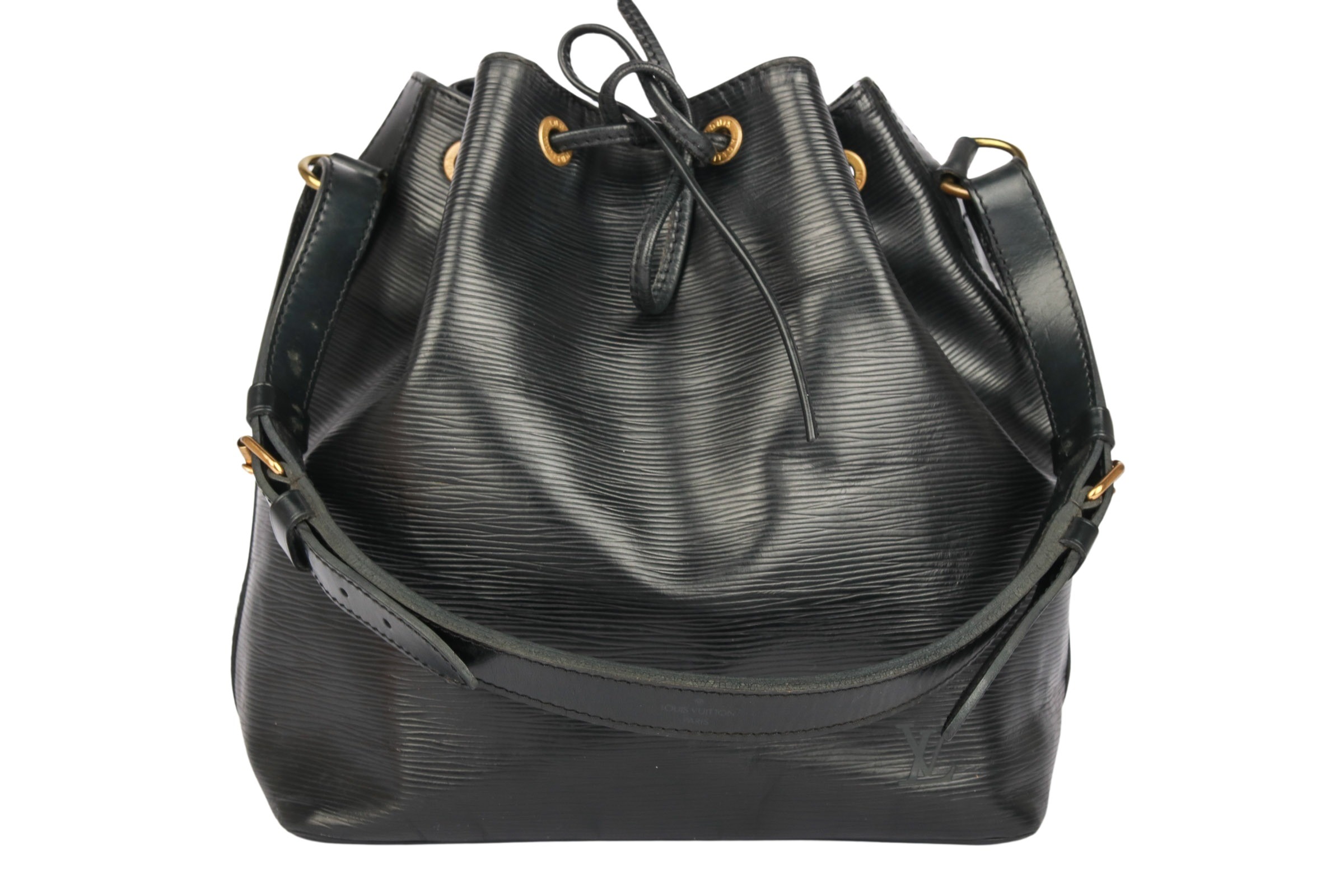 Louis Vuitton Sac Noé Petit Epi Leder Schwarz