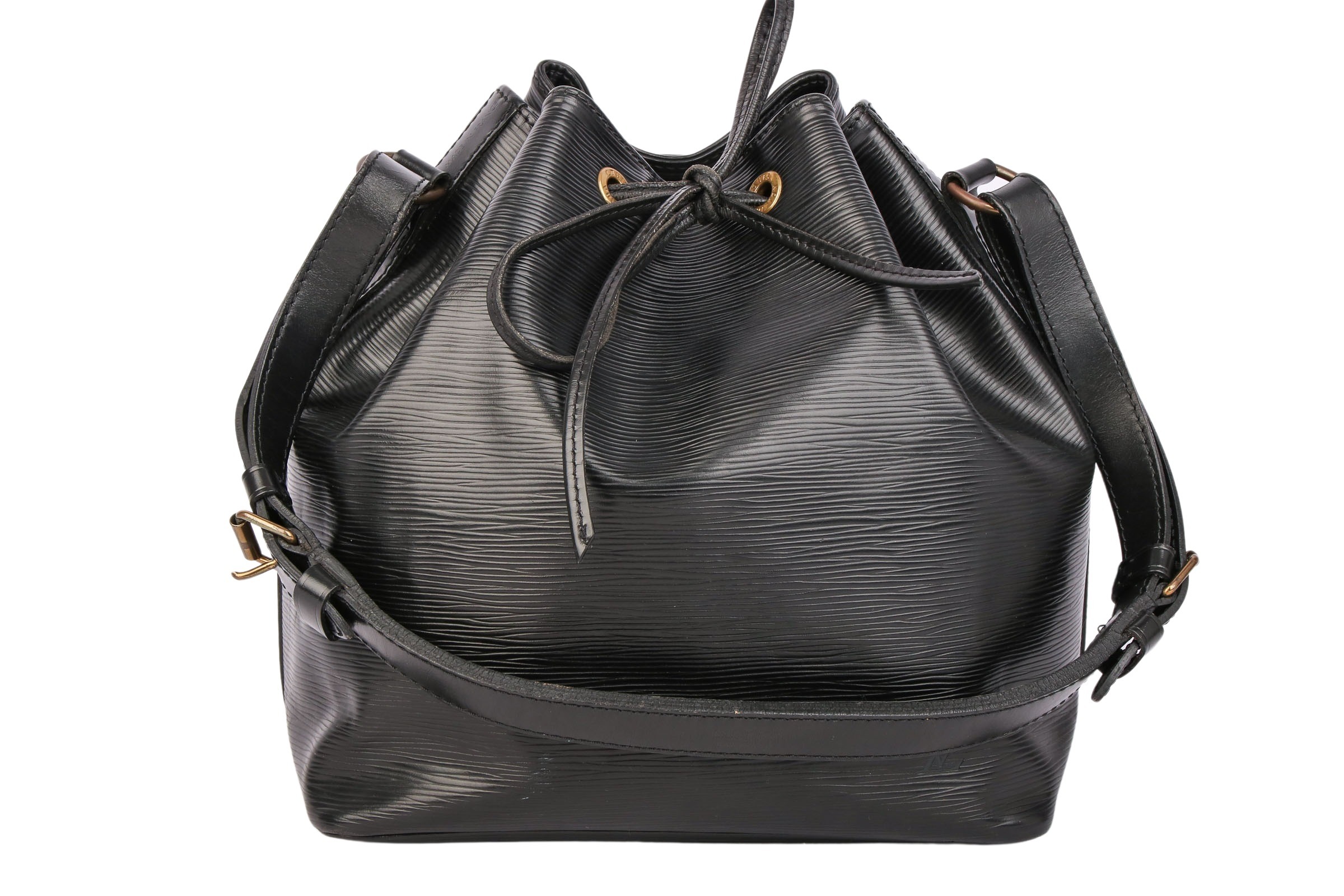 Louis Vuitton Sac Noé Petit Epi Leder Schwarz