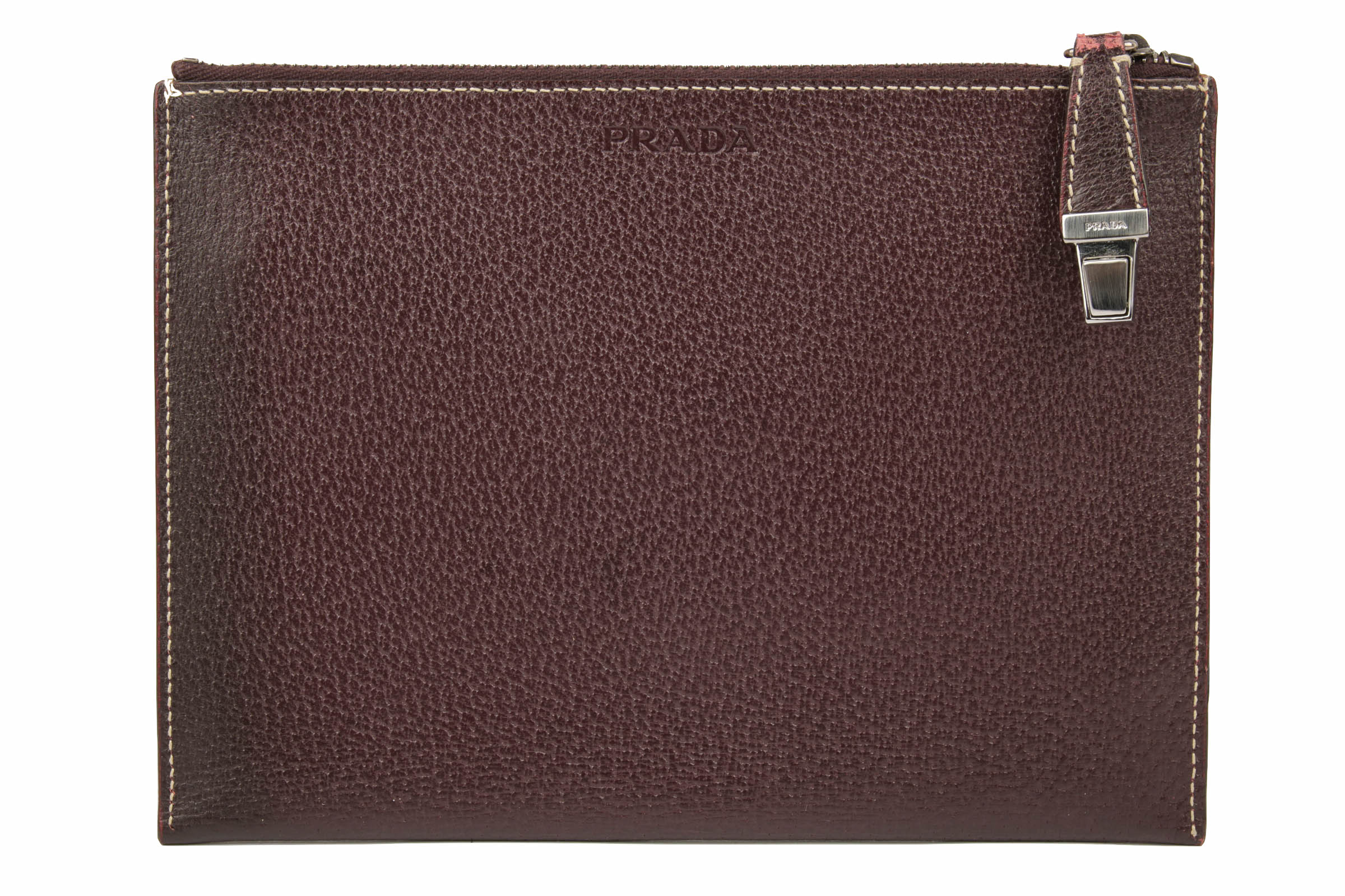 Prada Pochette Bordeaux