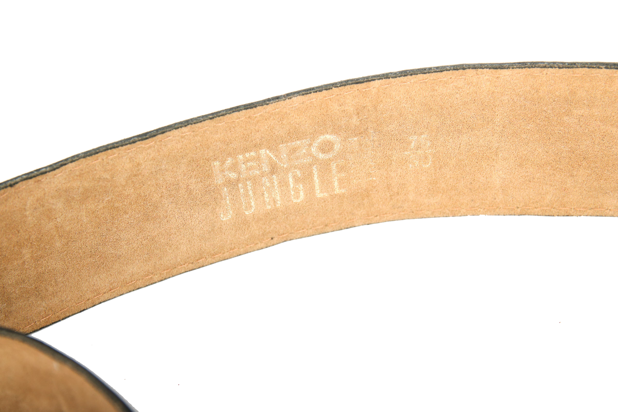 Kenzo Gürtel Wildleder Dunklblau