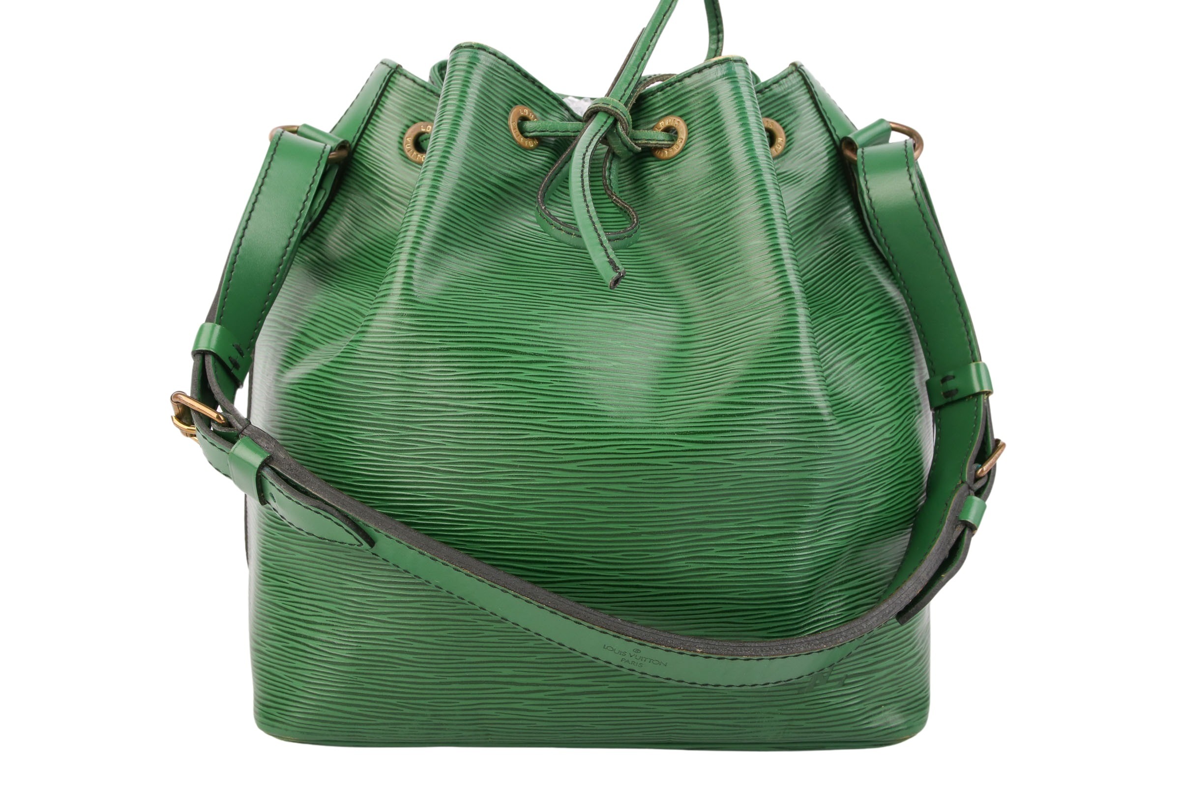 Louis Vuitton Sac Noé Petit Epi Leder Grün