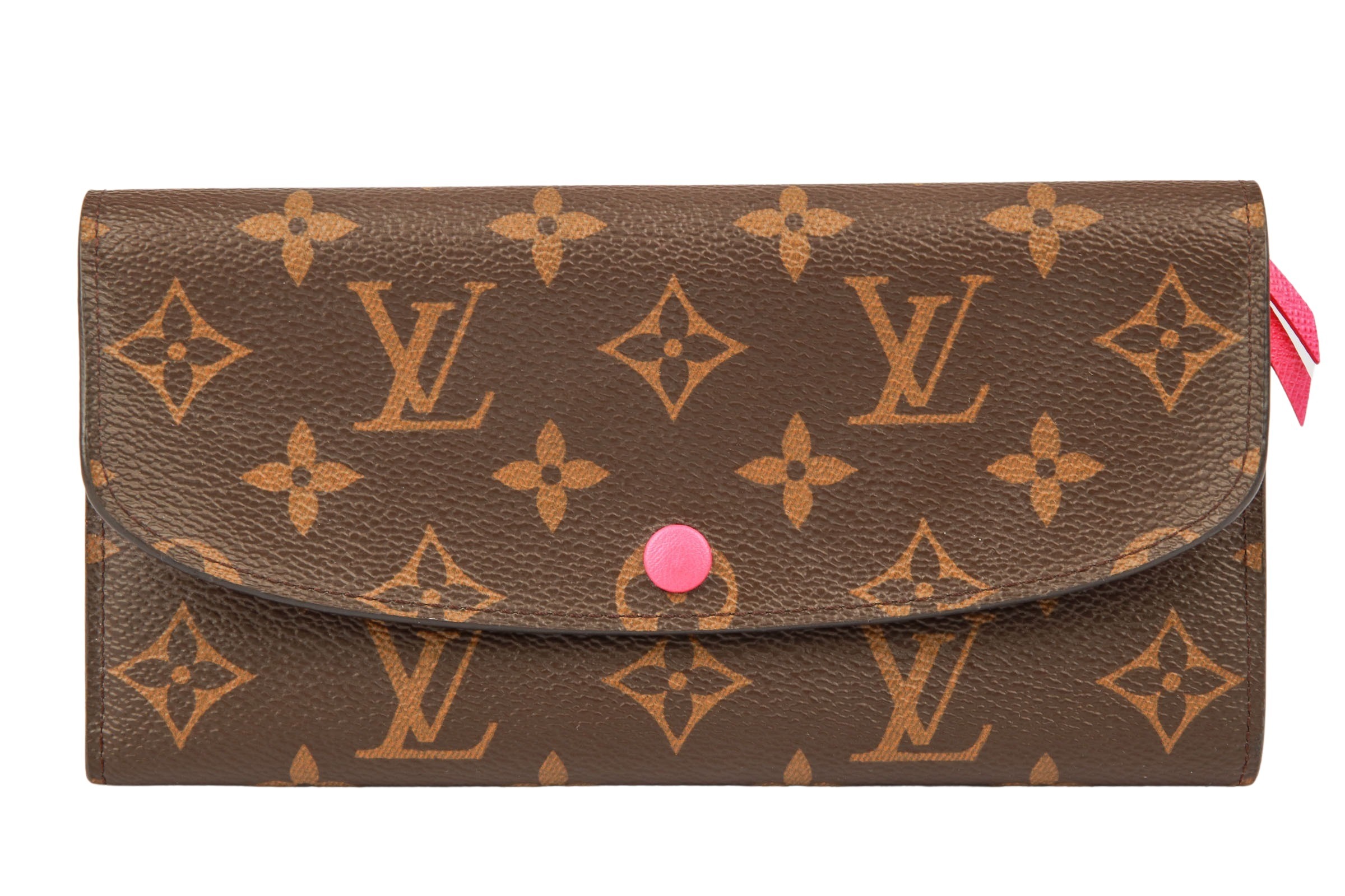 Louis Vuitton Emilie Geldbörse Monogram Canvas Fuchsia