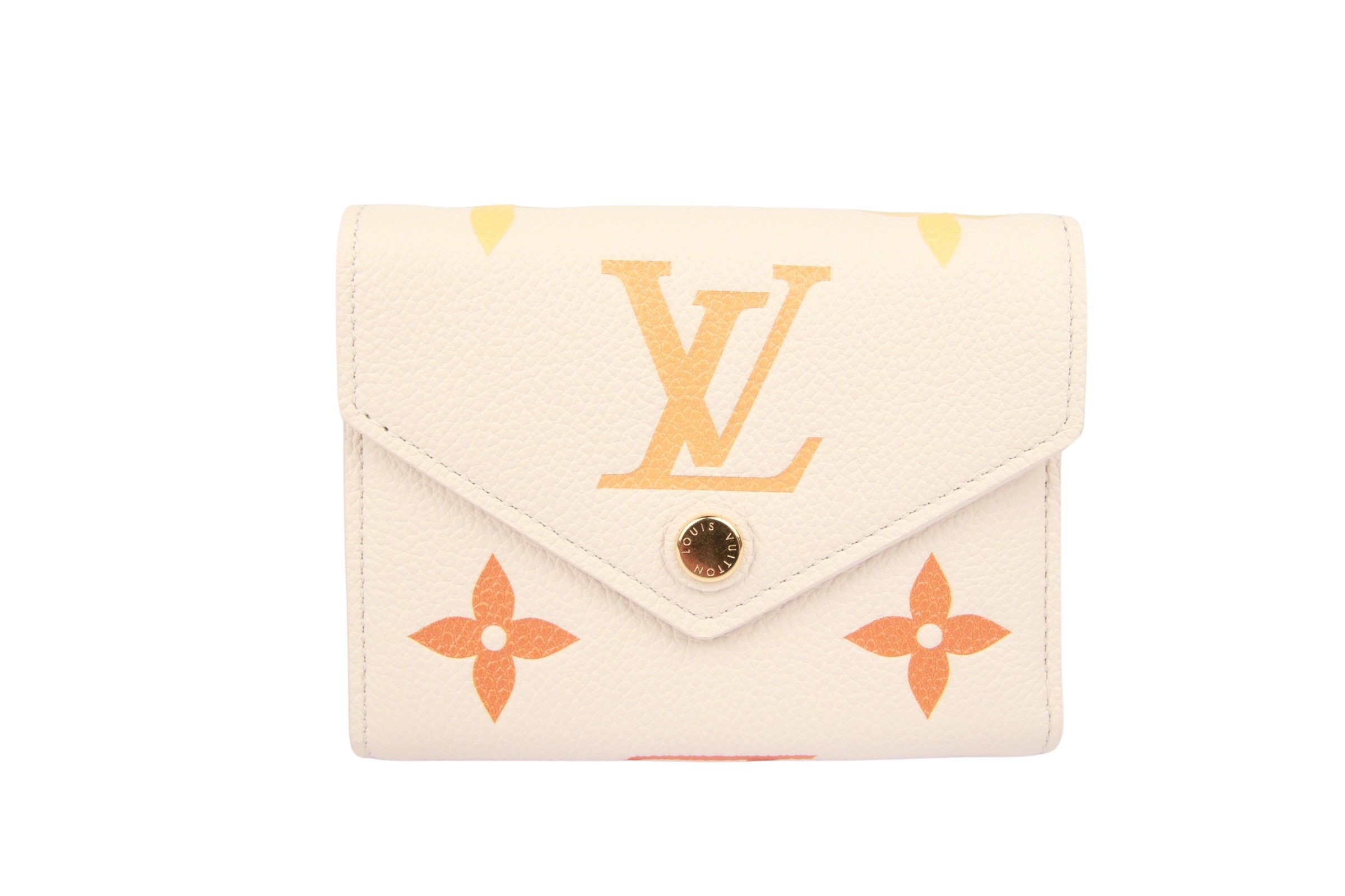 Louis Vuitton Victorine Geldbörse Cremeweiß