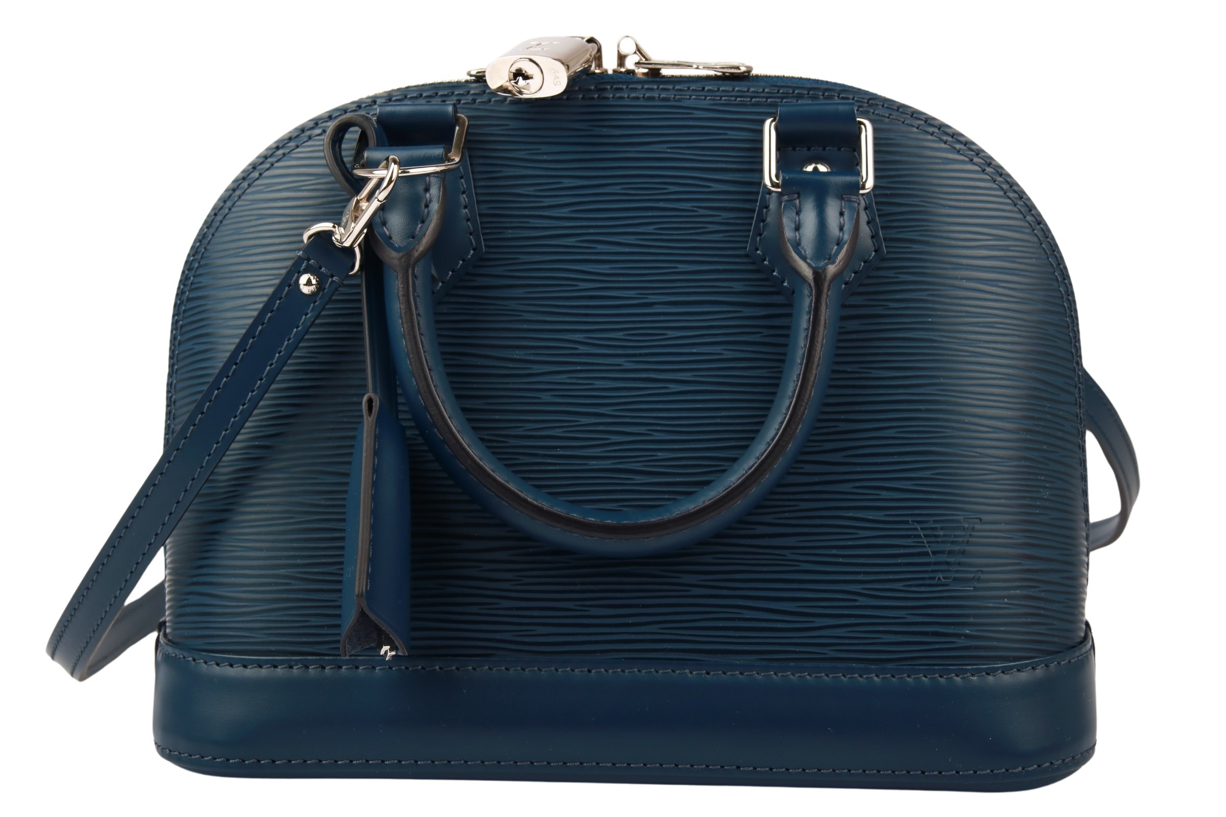 Louis Vuitton Alma BB Epi Leder Dunkelblau