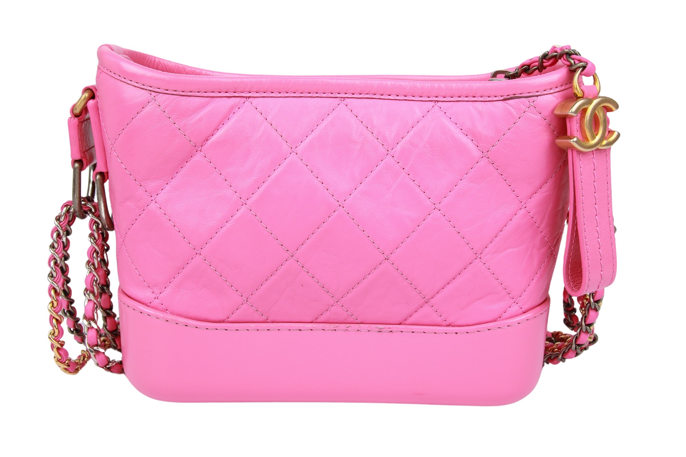 Chanel Gabrielle Small Leder Pink