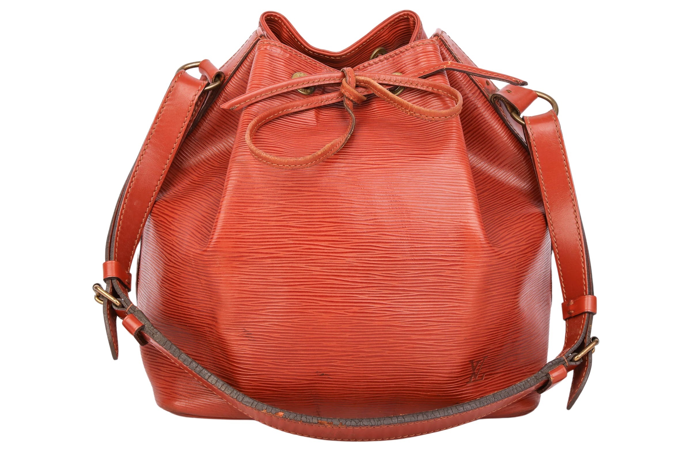 Louis Vuitton Sac Noé Petit Epi Leder Braun