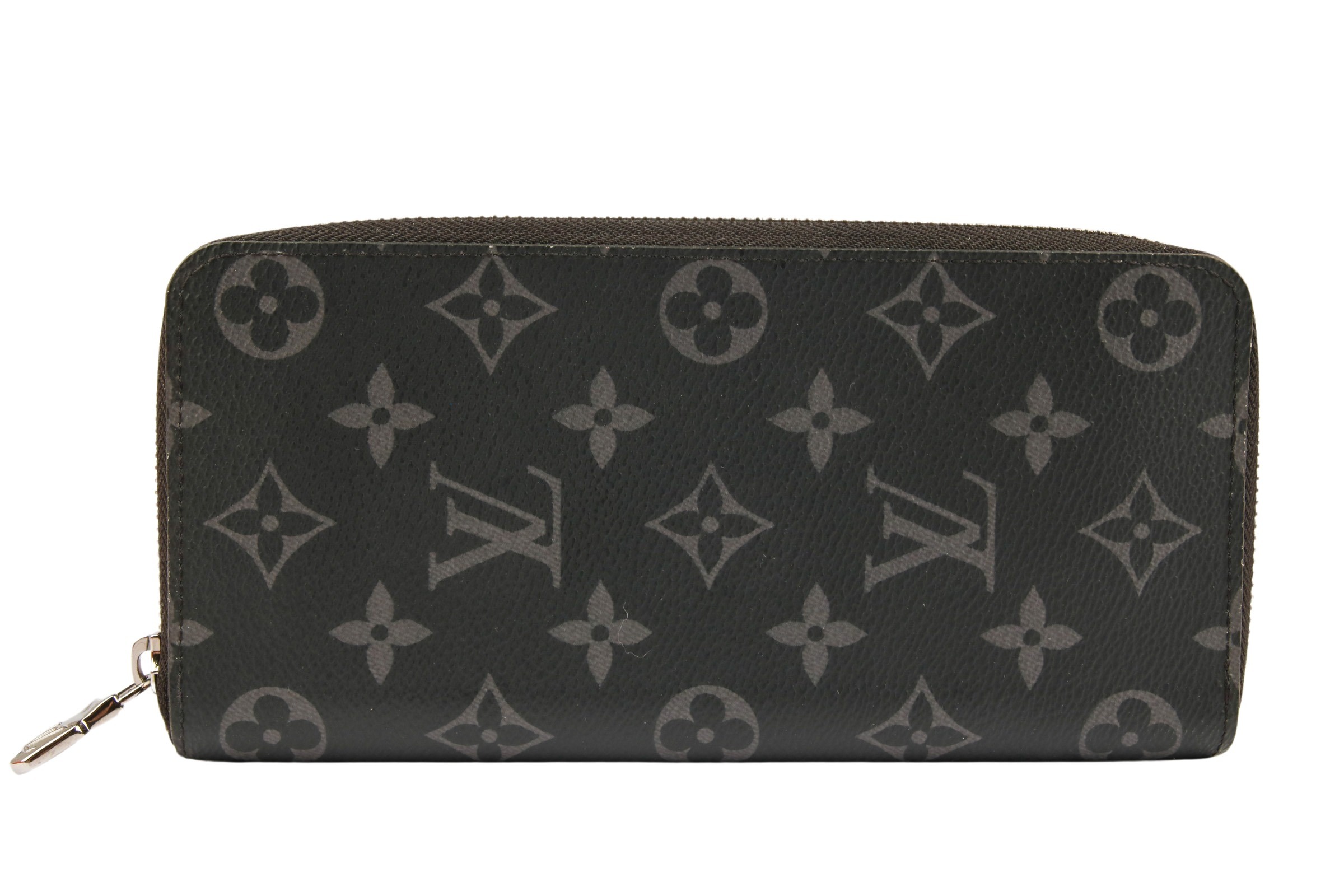 Louis Vuitton Zippy Brazza Monogram Eclipse Canvas