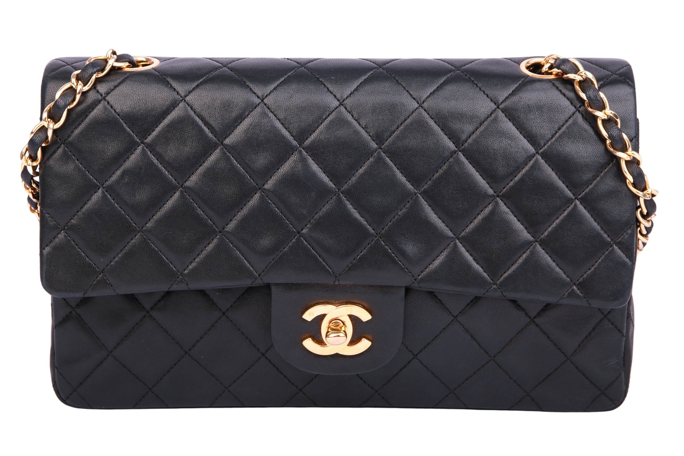 Chanel Timeless Classic Double Flap Medium Schwarz